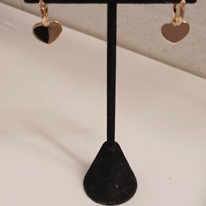 UltraFine 950 Silver Heart Motif Earrings